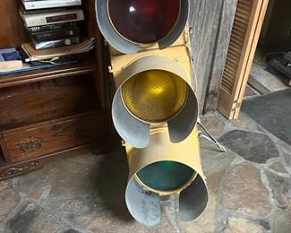 Vintage traffic light