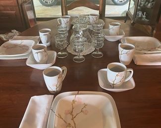 Cherry blossom Corelle set