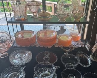 Candlewick
Cabbage Rose depression glass