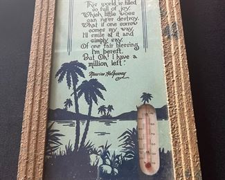 Silhouette w thermometer