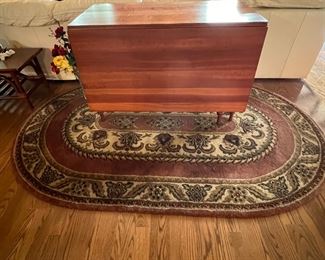 Cherry drop leaf gate leg table