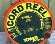 w100 foot power cord on reel new4991 t