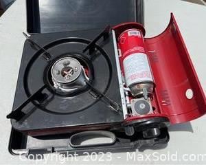 wportable gas range in carrying case5271 t