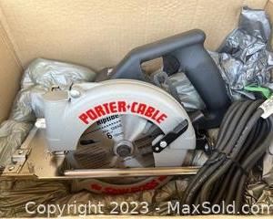 wporter cable circular saw new5121 t