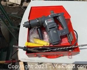 wskil roto hammer and chipper in case5201 t