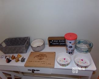 dog lover themed decor and items