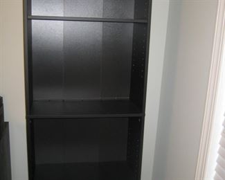 black MW bookshelf