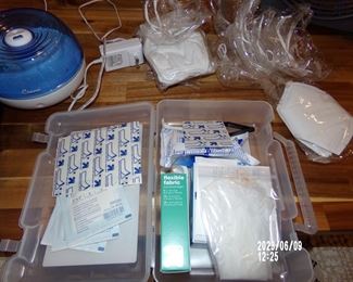 First aid kit, diffuser, air purifier