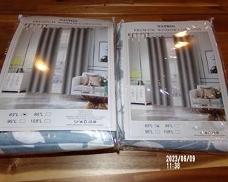 new grommet 63in long curtains