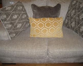 Ashley Furniture loveseat w/pillows