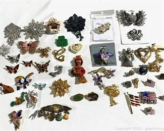 Charming Collection of Pins and Brooches