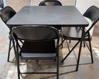 Cosco Card Table with 4 Chairs