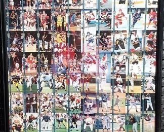 Framed 1992 Classic Four Sport Draft Pick Collection Uncut