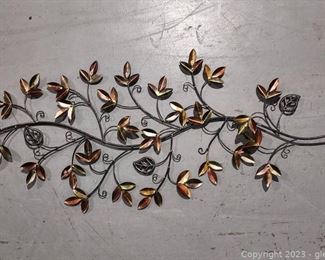 Metal Leaf Wall Art