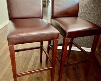 4. Pair of Bar Stools (18" x 19" x 45" seat ht 29.5")