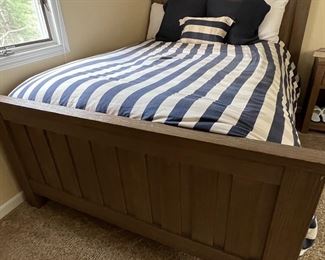 37. Restoration Hardware Slat Full Bed (50"h)