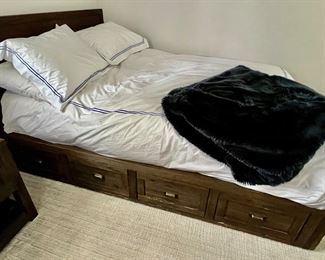 46. Full Platform Bed w/ 2 Storage Drawers