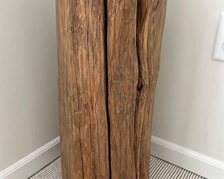 53. Petrified Wood Pillar Table (10" x 24"h)