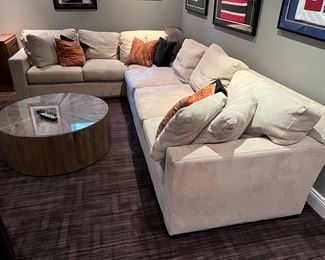 70. Crate & Barrel 3pc Sectional (143" x 102" x 41" x 32"h)