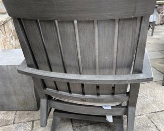 "80. Summer Classics 3 Cushion Sofa (75"" x 33"" x 38"")
Arm Chair (31” x 30” x 38”)
Metal Coffee Table (48” x 26” x 20”)
Glider Chair (30” x 32” x 38”) 
w/ Cushions and Covers