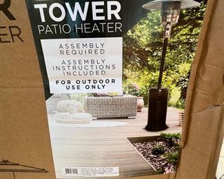 84. Powder Coated Tower Patio Heater (87"h)