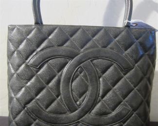 Chanel Medallion Caviar Leather Tote