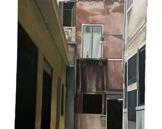 Architectural Study Oil Painting by David Devary