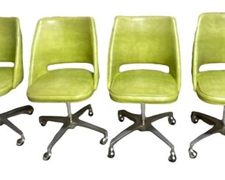 Mid Century Dining Chairs set 4