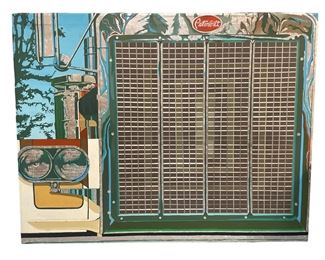 Peterbilt Truck Large Scale Oil painting attr Devary