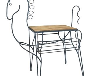 Weinberg bar cart, Mid Century figural cart