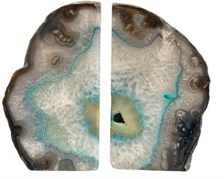 Crystal and Geode  Bookends
