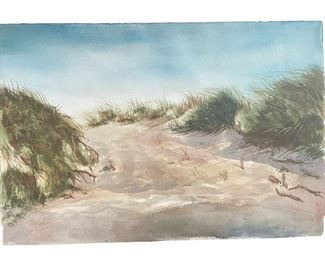 Indiana Dunes oil painting