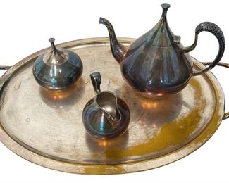 Reed and Barton Mid Century tea set