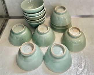 Celadon bowls 