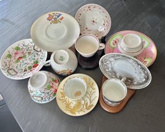 Cups and saucers 