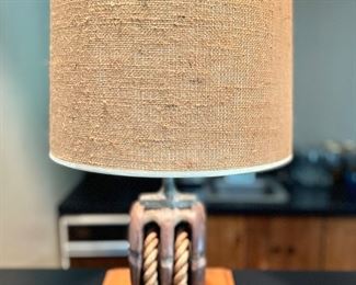 Nautical rope lamp 
