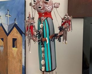 Large mudhead kachina