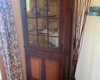 Antique corner cabinet