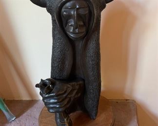 Barry Coffin (Potawatomi/Creek 1947-2016)  1981 bronze,  9/12, 17"