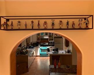 Collection of small Navajo kachinas