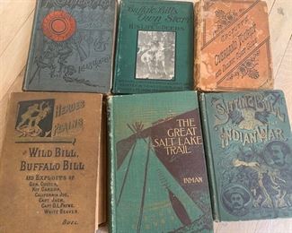 Collection of Buffalo Bill related books