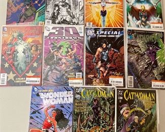 DC Comic Books - Super Heroes -Super Girl - Cat Woman -Wonder Woman - Bat Woman And More