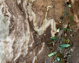 Chain Station Necklaces - Mythical Keys, Dragons, & Crystals