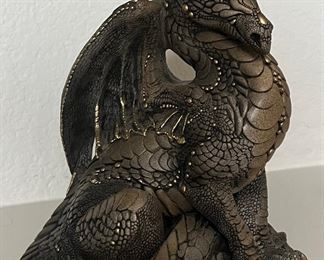 Windstone Corville Oregon Male Dragon Figurine Stone - 503-Stone
