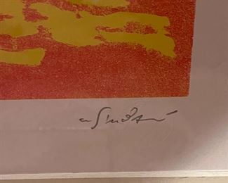 signed, lithographs by  Nicola Simbari