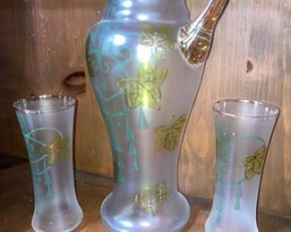 lovely art nouveau  lemonade set