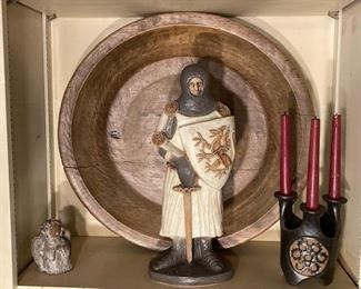 Very old wooden bowl