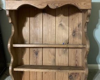 nice vintage pine shelf