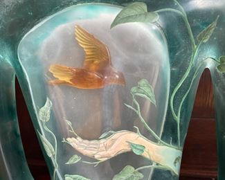 Robin Grebe Glass Sculpture