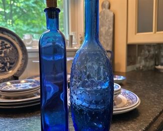 Colbalt Blue Hob Nob Bottle